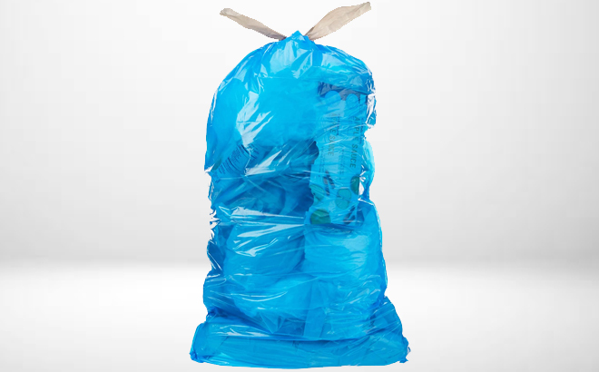 AmazonCommercial Drawstring Trash Bag lue