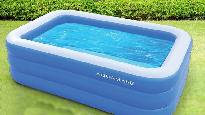 Aquamare Family Size Inflatable Swimming Pool