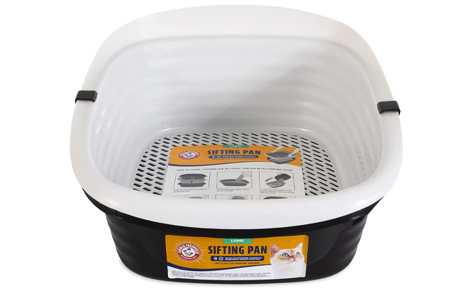 Arm Hammer Large Sifting Litter Box with Microban