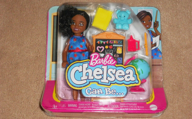 Barbie Chelsea Can Be Playset with Brunette Chelsea Teacher Doll