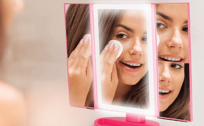 Beautyworks Backlit Makeup Vanity Mirror 1