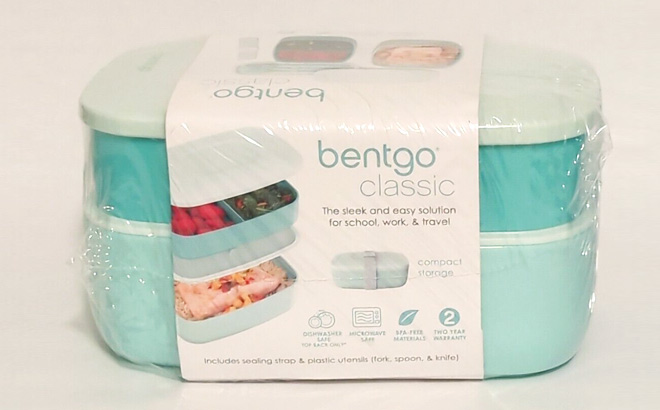 Bentgo Classic Lunch Box Set Aqua