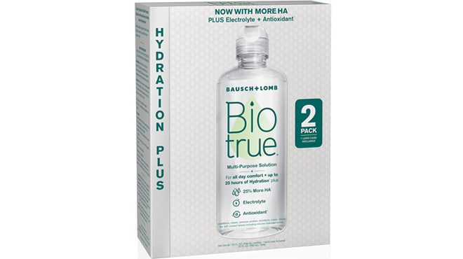Biotrue Hydration Plus Contact Lens Solution 2 pk