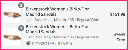 Birkenstock Womens Birko Flor Madrid Sandals Promo Summary