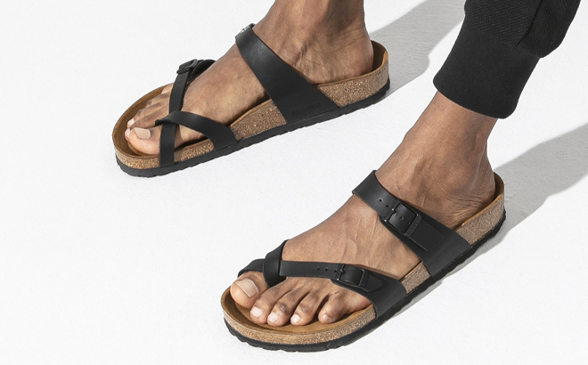 Birkenstock Womens Mayari Narrow Birko Flor Sandal
