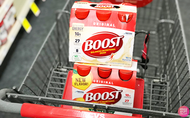 Boost Original Nutritional Drinks 6 Pack on a Cart