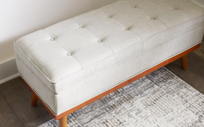 Boyu Upholstered Flip Top Storage Bench