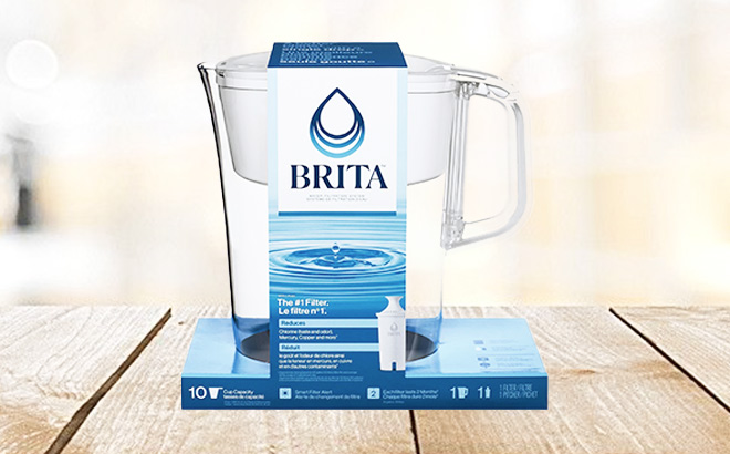 Brita 10 Cup Water Filter Pitcher Standard Filter