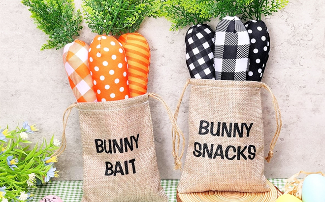 Bunny Easter Bags and Carrots