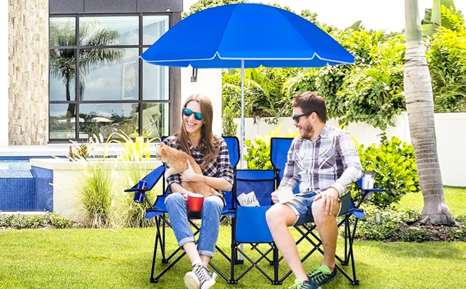 COSTWAY Portable Picnic Chairs