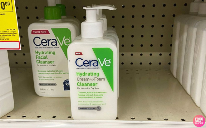 CeraVe Hydrating Cream to Foam Cleanser 3