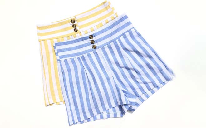 Chambray Womens Shorts