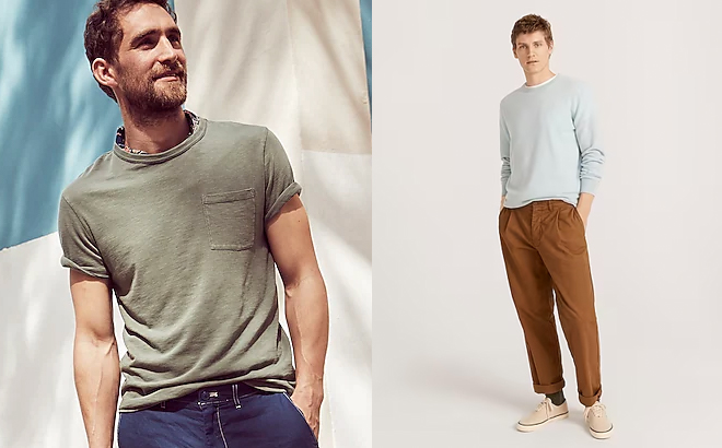 Classic Relaxed fit pleated chino pant