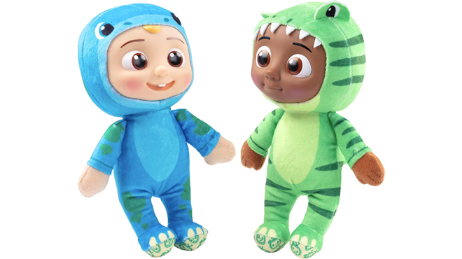 CoComelon 8 Inch JJ and Cody Plush in Dinosaur Suit