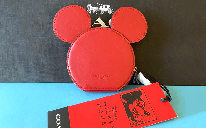 Coach Outlet Disney Mickey Mouse Coin Case