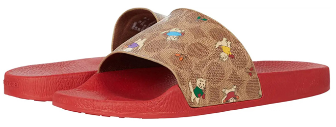 Coach Udele Printed Signature Slide