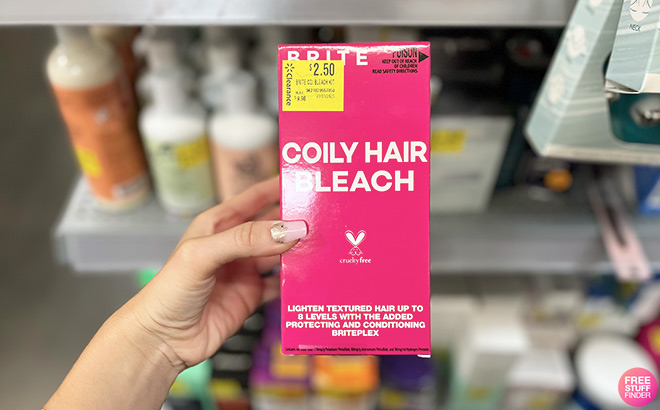 Coily Hair Bleach