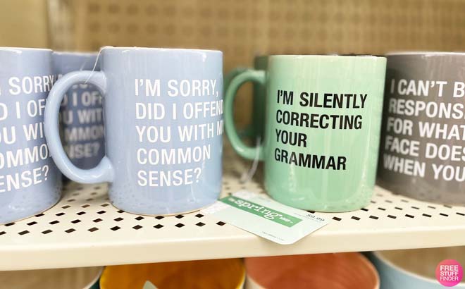 Common Sense Correcting Your Grammar Mug