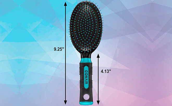 Conair one Hairbrush with Wire Bristles and Cushion Base