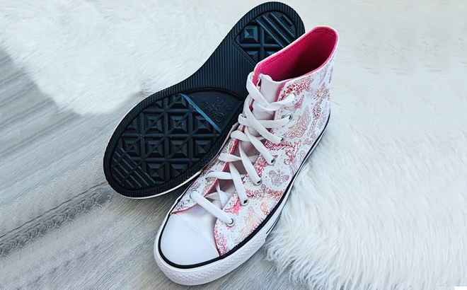 Converse Chuck Taylor All Star Butterfly Shine Kids Shoes Pair 1