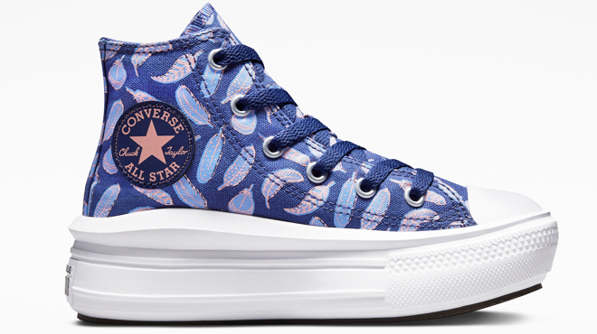 Converse Chuck Taylor All Star Move Platform Feathers Kids Shoes