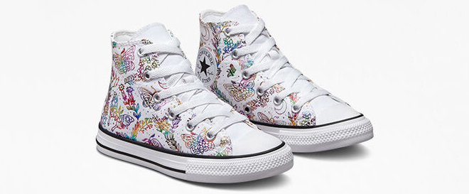 Converse Kids Butterfly Shoes