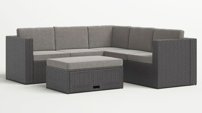 Cotswald 5-Person Seating Group with Cushions on a White Background