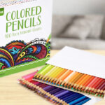Crayola Adult Colored Pencils 100 Count on a Table