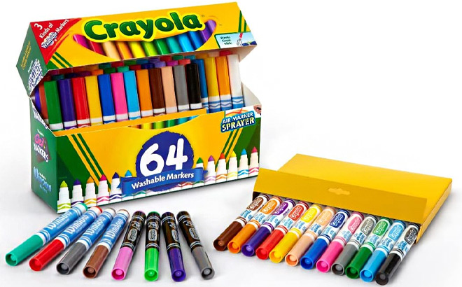 Crayola Washable Marker 64 Count Set 2