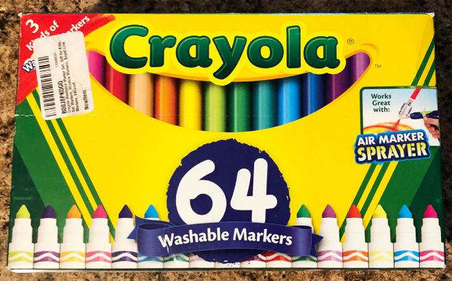 Crayola Washable Marker 64 Count Set