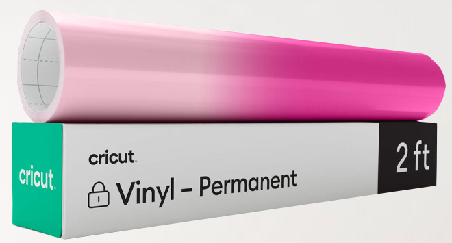 Cricut Vinyl Permanent on a Gray Background