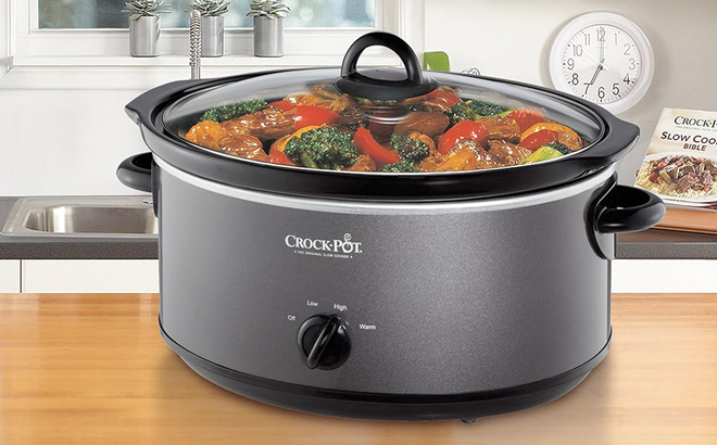 CrockPot Slow Cooker on a Kitchen Counter