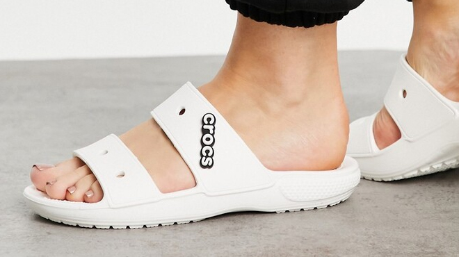 Crocs Classic Womens White Sandals