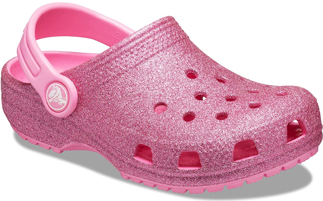 Crocs Kids Classic Glitter Clogs