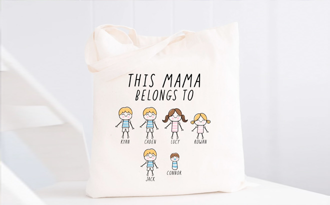 Custom Mothers Day Tote