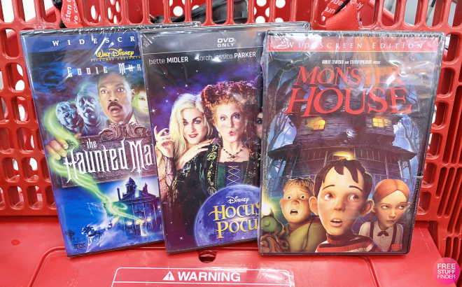 DVD Movies in Cart