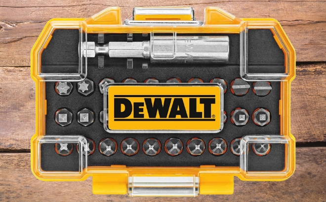 DeWALT ImpactReady Screwdriving Tough 31 Piece Case Set