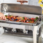 Denmark Chafing Dish Full of Food