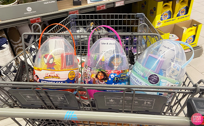 Disney Character Activity Eggs In A Cart