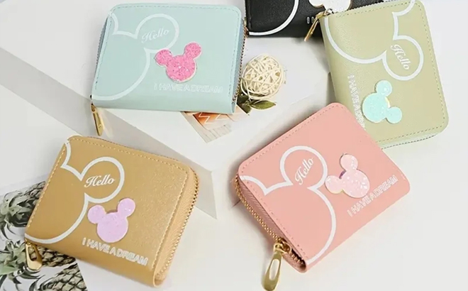 Disney Inspired Wallets in Five Different Colors