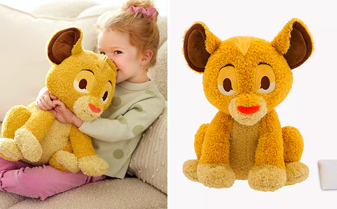 Simba Stuff Disney Simba Weighted Plush Toy $30 | Free Stuff Finder