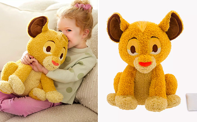 Disney Simba Weighted Plush – The Lion King