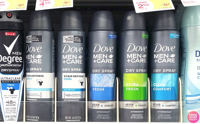 Dove MenCare Dry Spray Deodorant Perspirant
