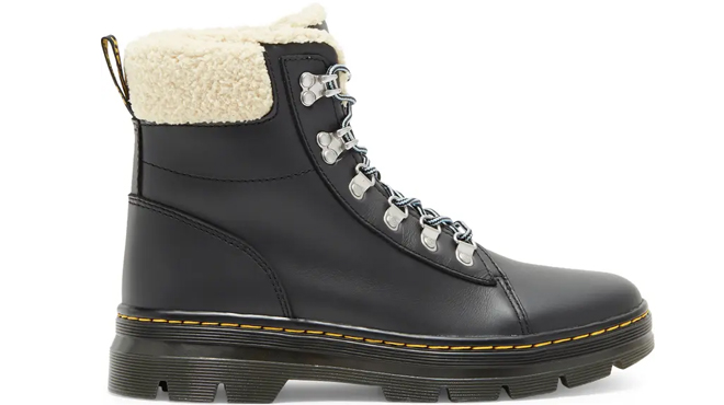 Dr Martens Womens Combs Fur Lined Boot