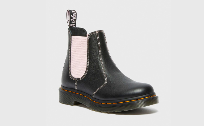 Dr Martens Womens Contrast Leather Chelsea Boots on a Gray Background