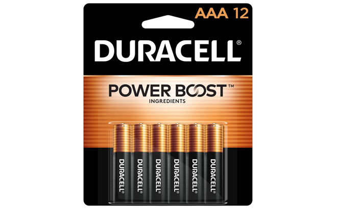Duracell Coppertop AAA Batteries 12 Pack