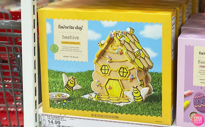 Easter Spring Bee House Cookie Kit on a Shelf at Target