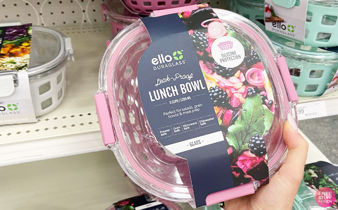 Ello 5 5 Cup Glass Lunch Bowl in Purple Color at Target