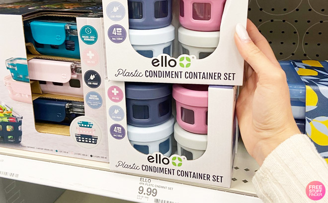 Ello Plastic Condiment 4 Piece Set at Target