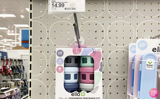 Ello Plastic Condiment Containers 6 Pack at Target